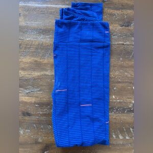 LuLaRoe Blue Striped Leggings